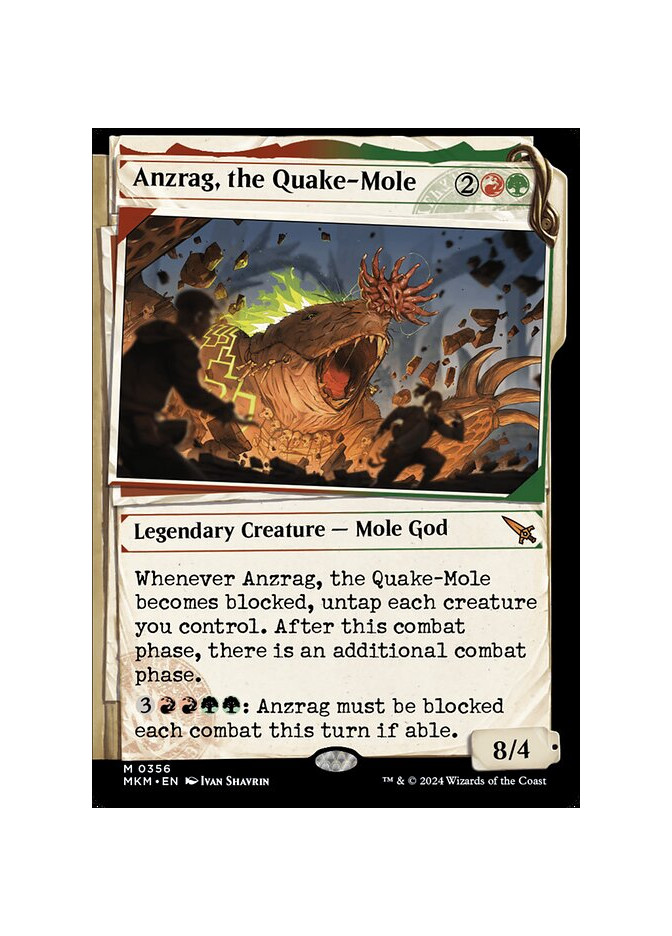 Anzrag, the Quake-Mole - Foil