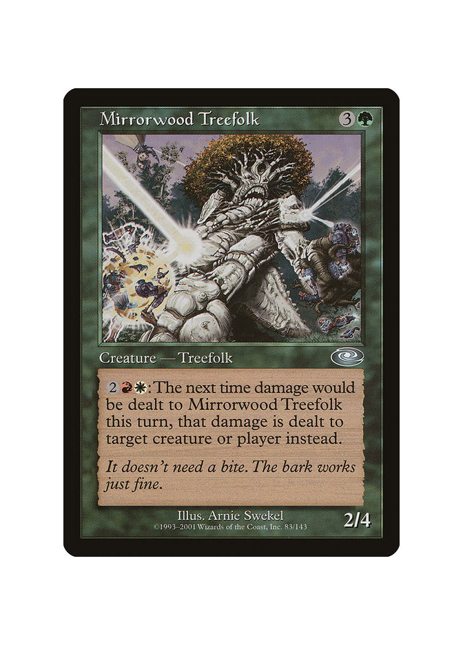 Mirrorwood Treefolk - Foil