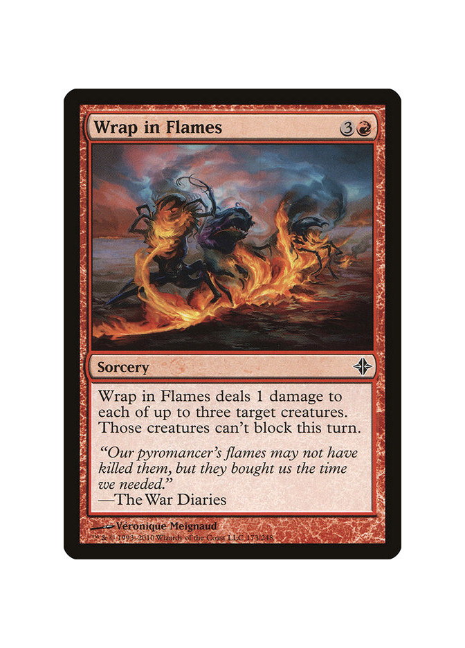 Wrap in Flames - Foil