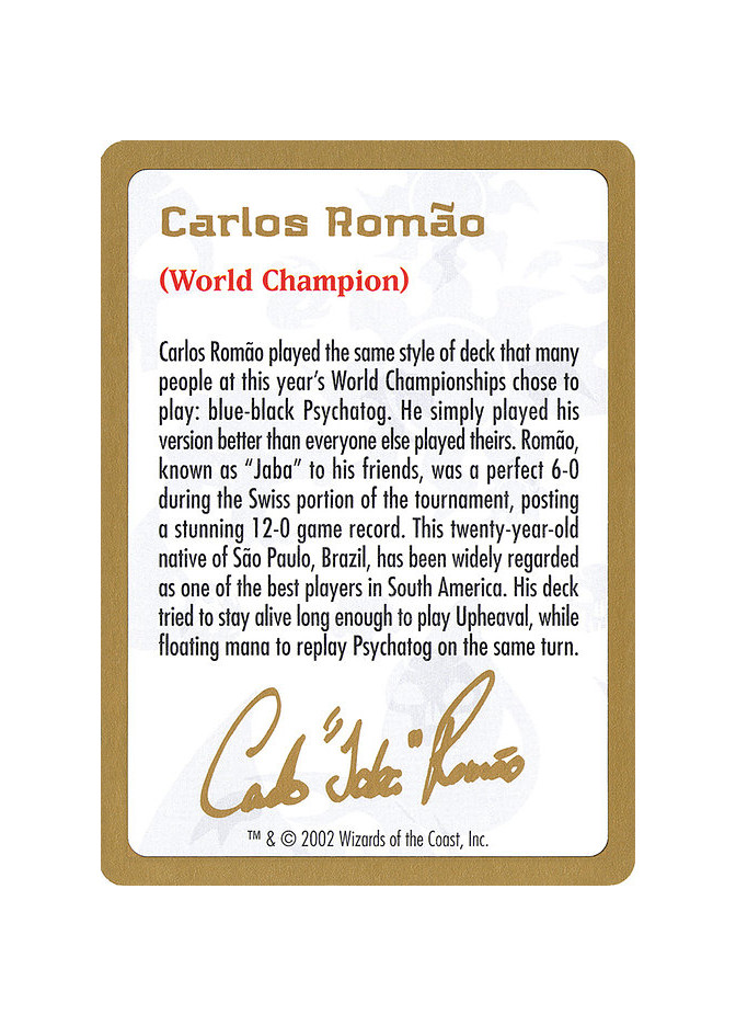 Carlos Romão Bio