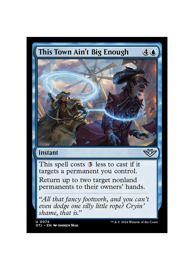 This Town Ain't Big Enough - Foil