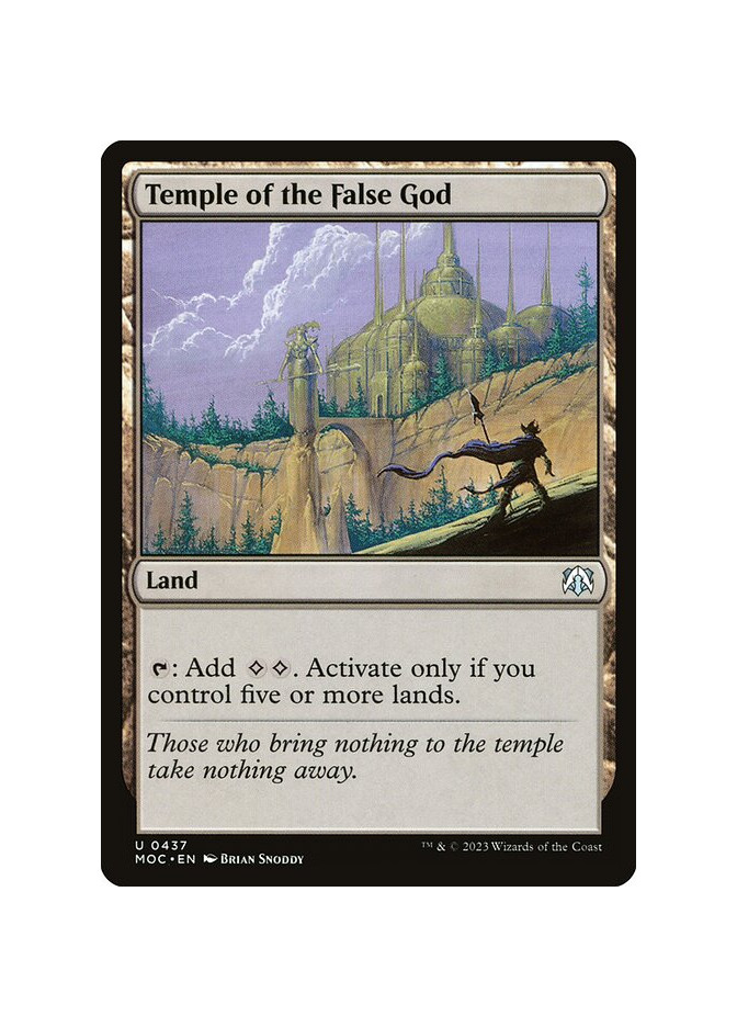 Temple of the False God