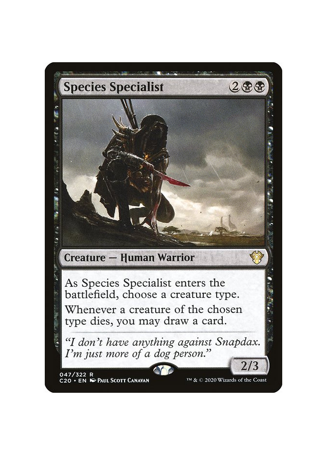 Species Specialist