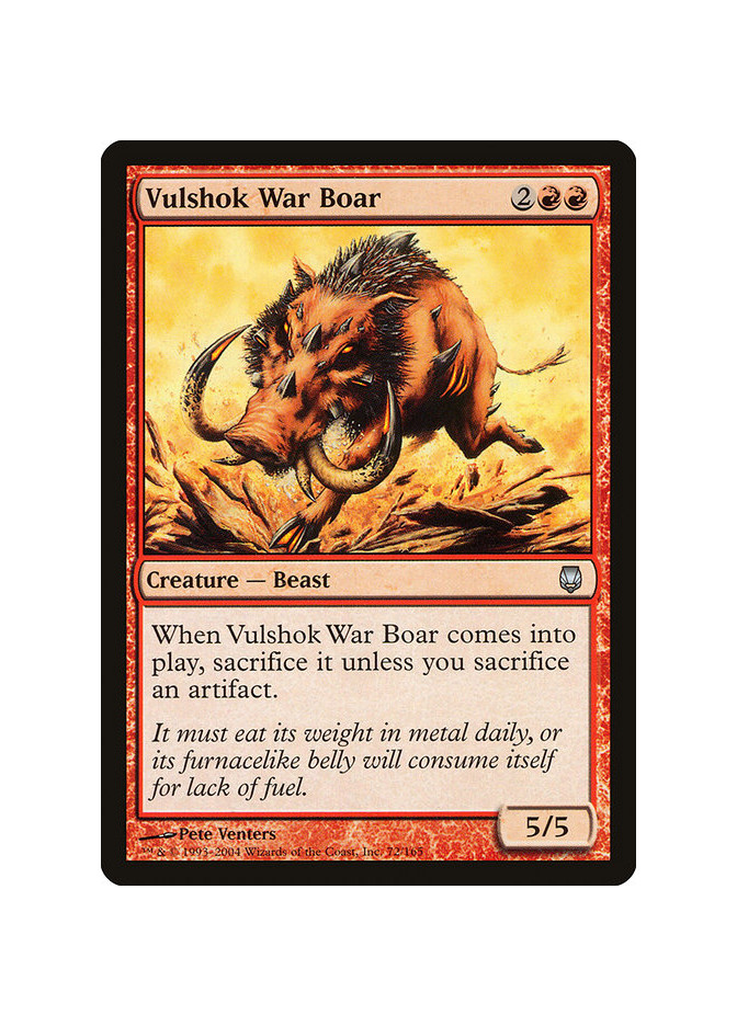 Vulshok War Boar - Foil