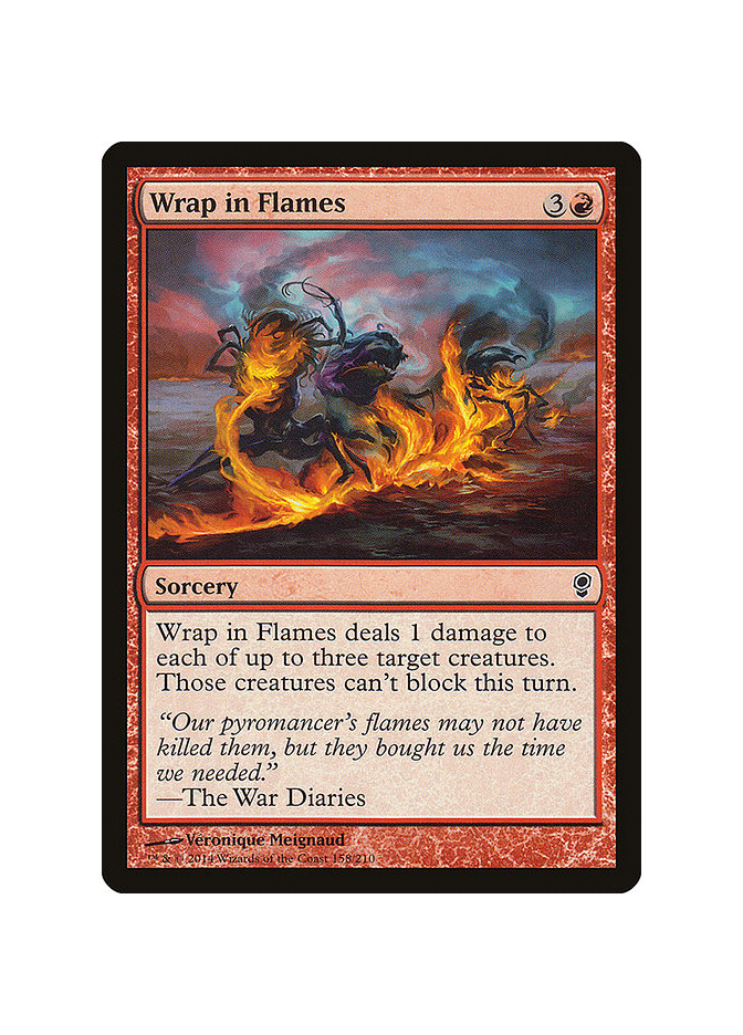 Wrap in Flames - Foil