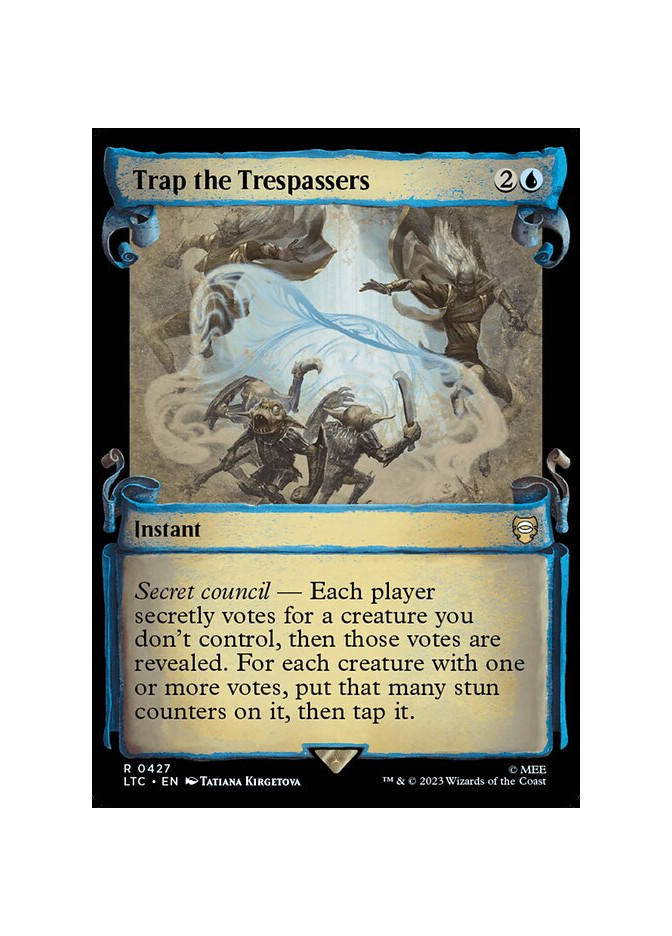 Trap the Trespassers - Foil