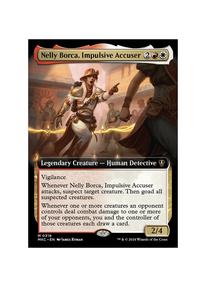 Nelly Borca, Impulsive Accuser