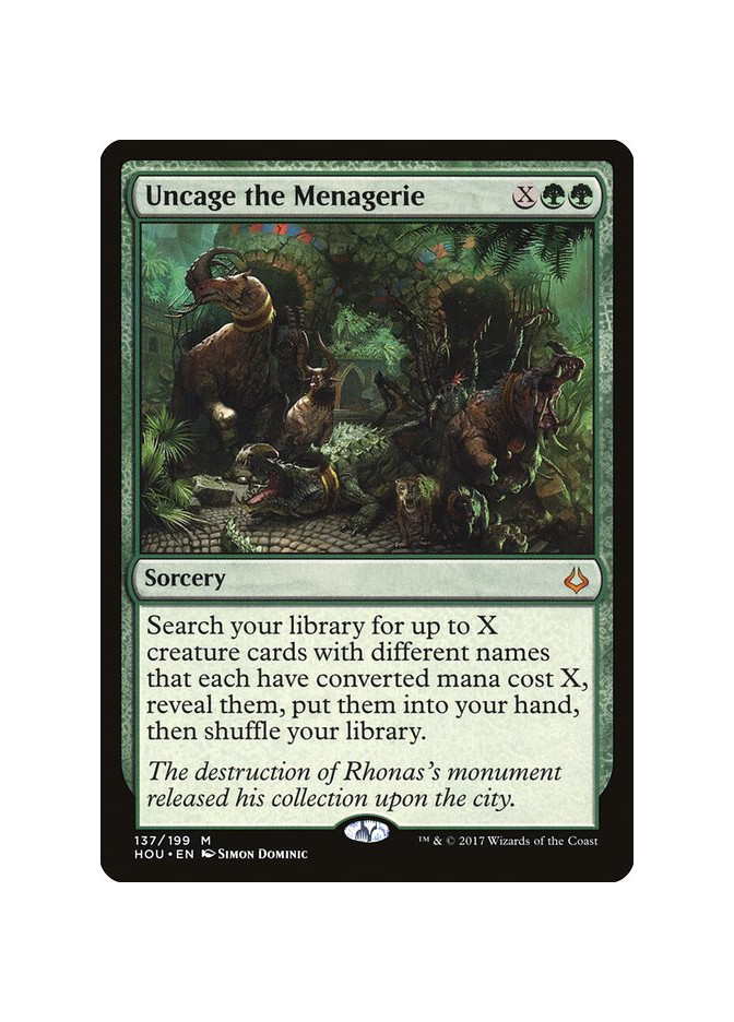 Uncage the Menagerie - Foil