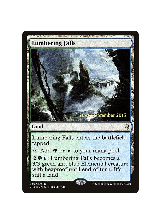 Lumbering Falls - Foil