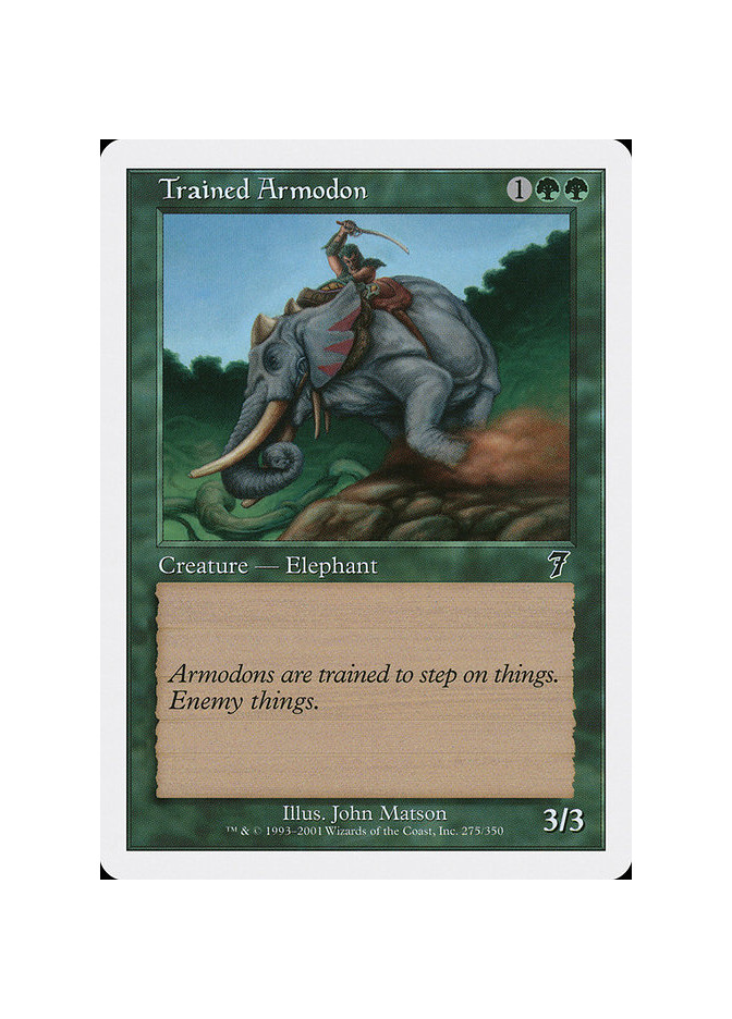 Trained Armodon
