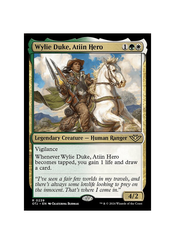 Wylie Duke, Atiin Hero - Foil