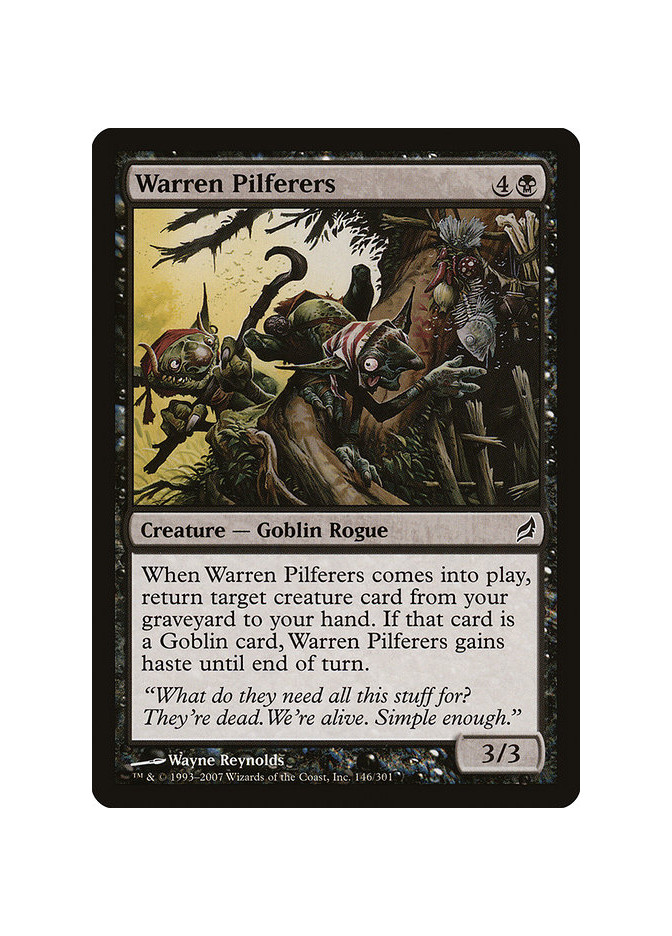 Warren Pilferers - Foil