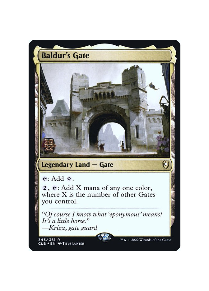 Baldur's Gate - Foil