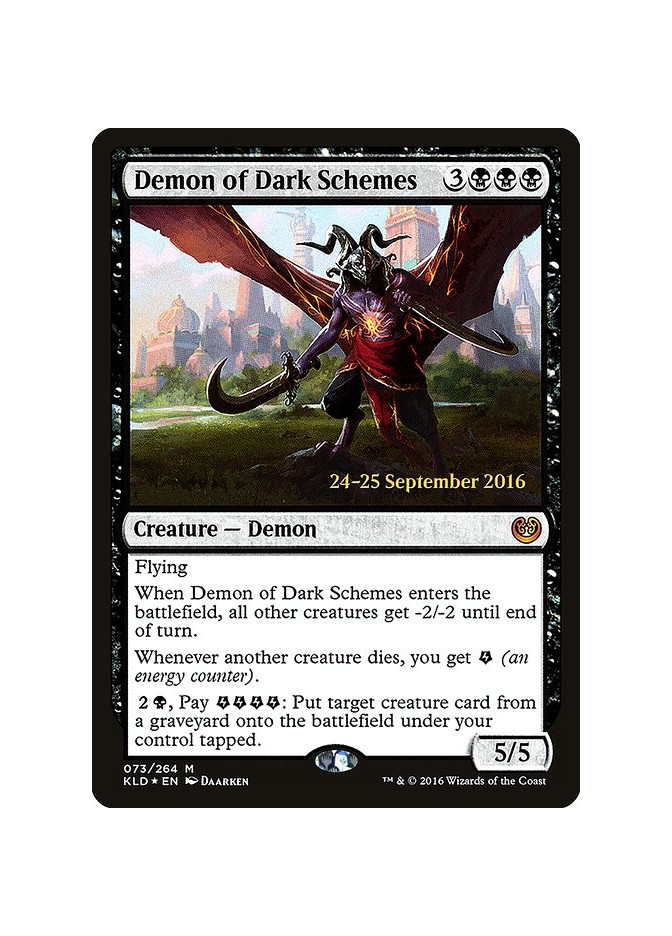 Demon of Dark Schemes - Foil