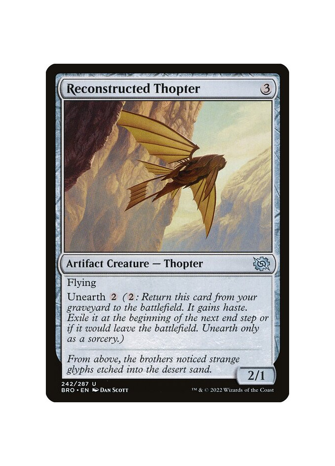 Reconstructed Thopter - Foil