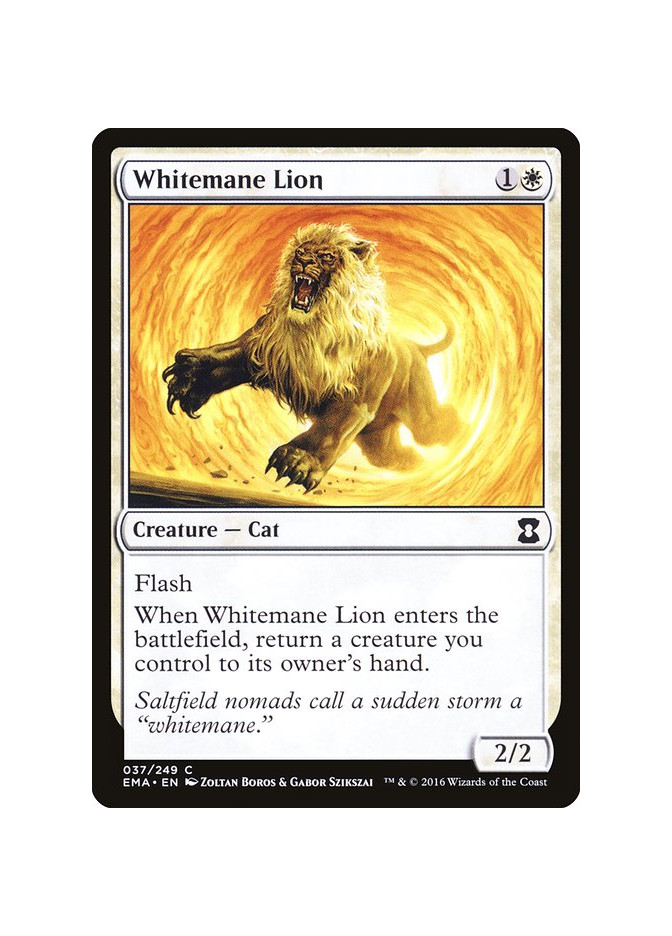 Whitemane Lion
