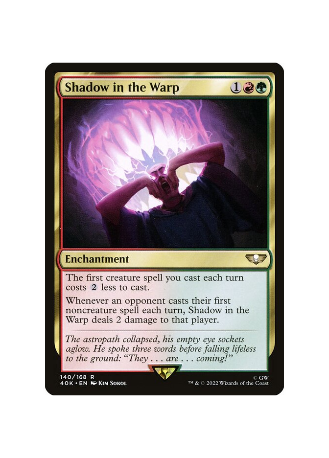 Shadow in the Warp