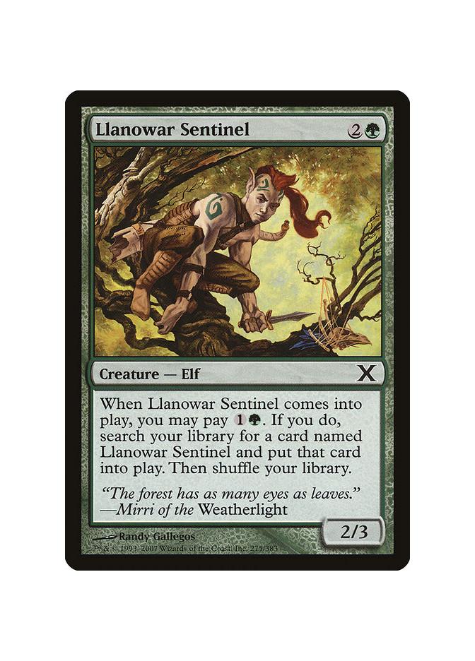 Llanowar Sentinel - Foil