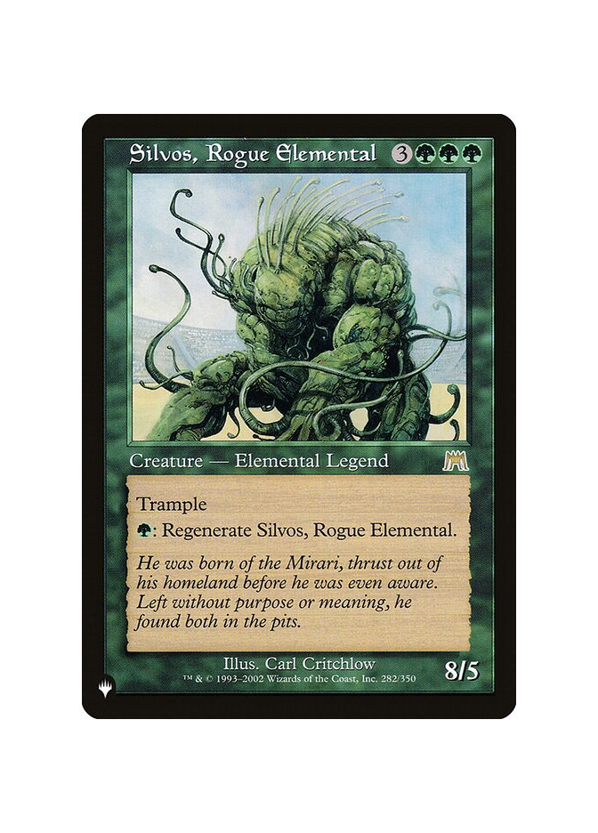 Silvos, Rogue Elemental