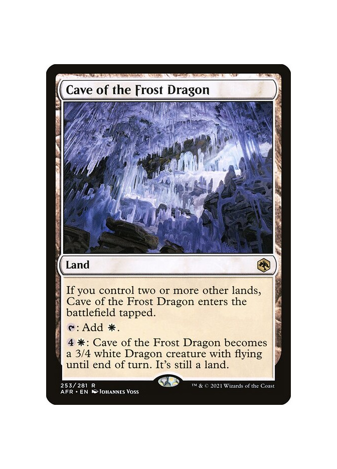 Cave of the Frost Dragon - Foil