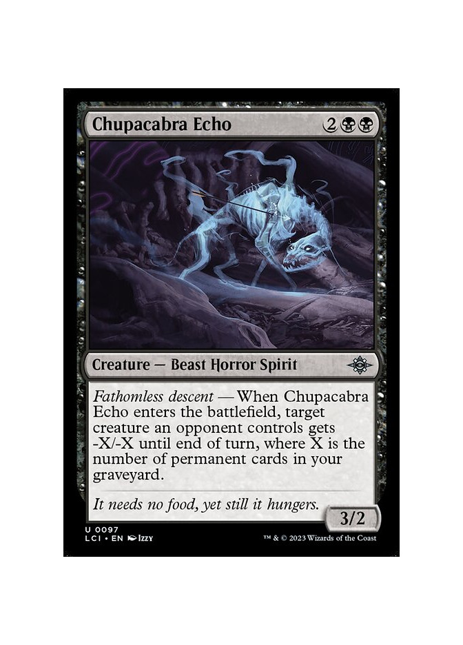 Chupacabra Echo - Foil