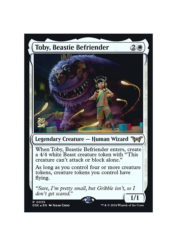 Toby, Beastie Befriender - Foil
