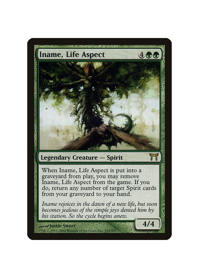Iname, Life Aspect