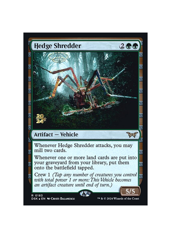 Hedge Shredder - Foil