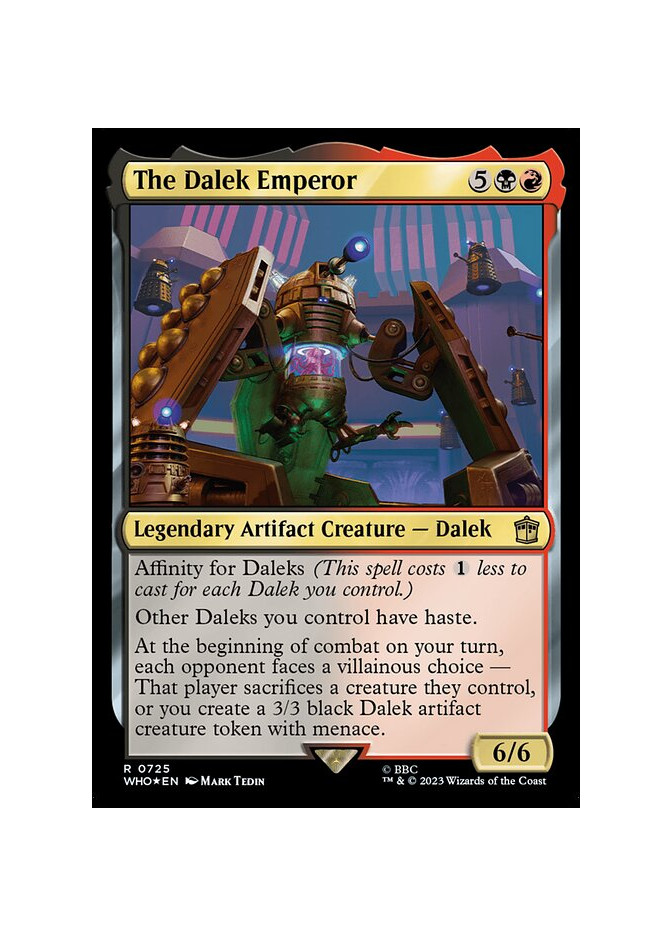 The Dalek Emperor - Foil