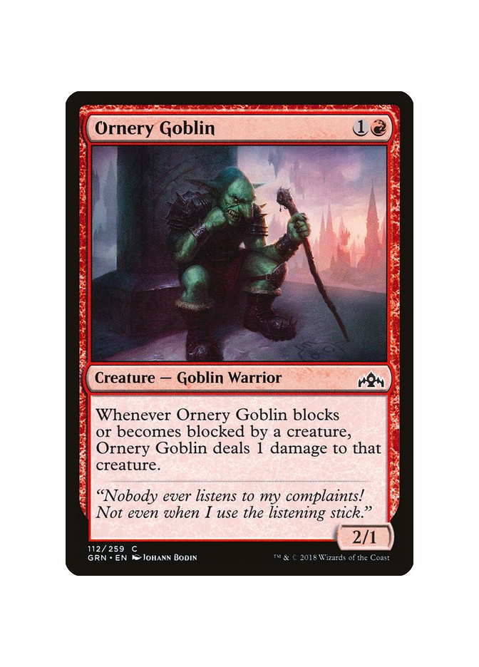 Ornery Goblin - Foil
