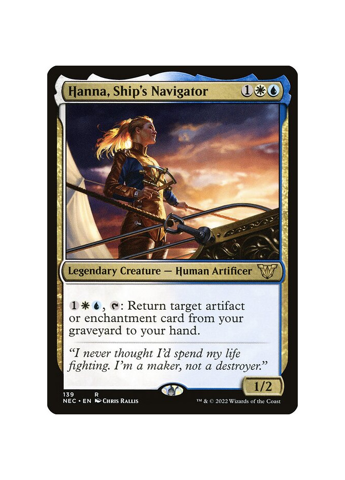 Hanna, Ship's Navigator