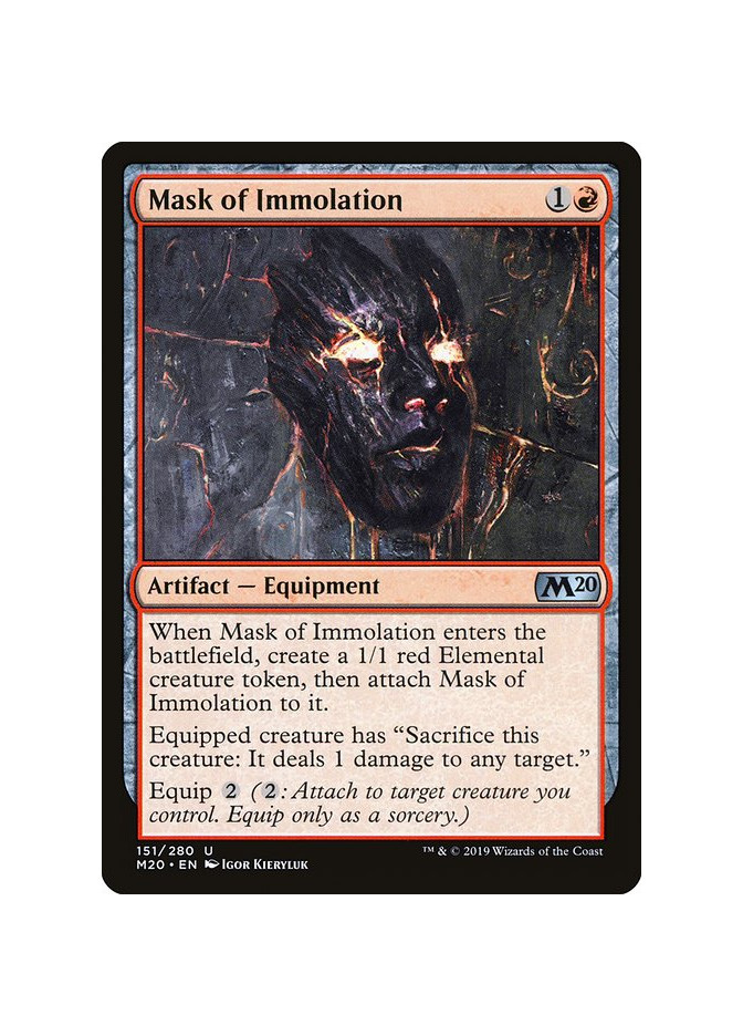 Mask of Immolation - Foil