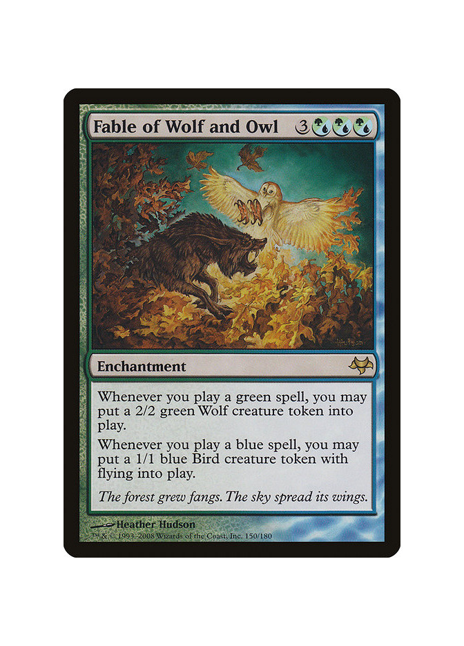 Fable of Wolf and Owl