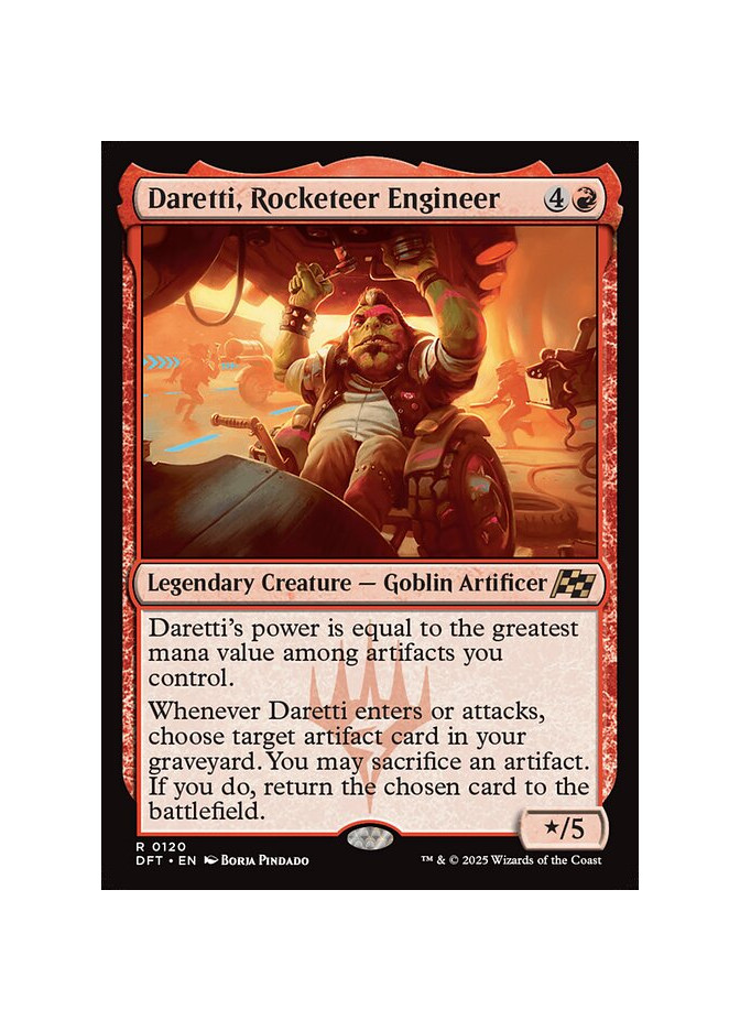 Daretti, Rocketeer Engineer - Foil