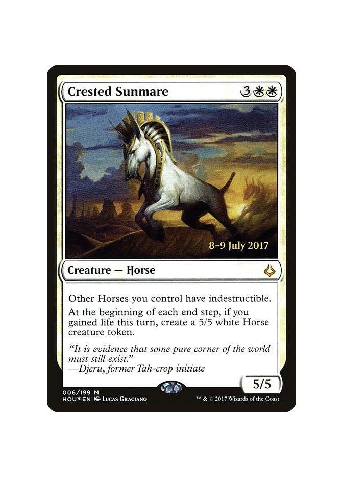 Crested Sunmare - Foil