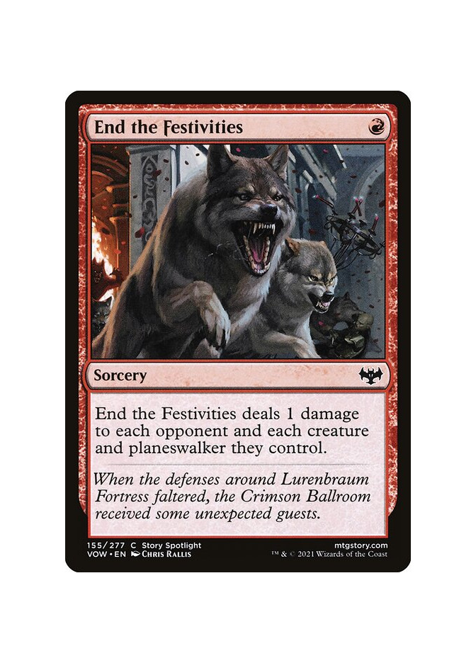 End the Festivities - Foil