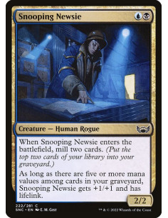 Snooping Newsie - Foil