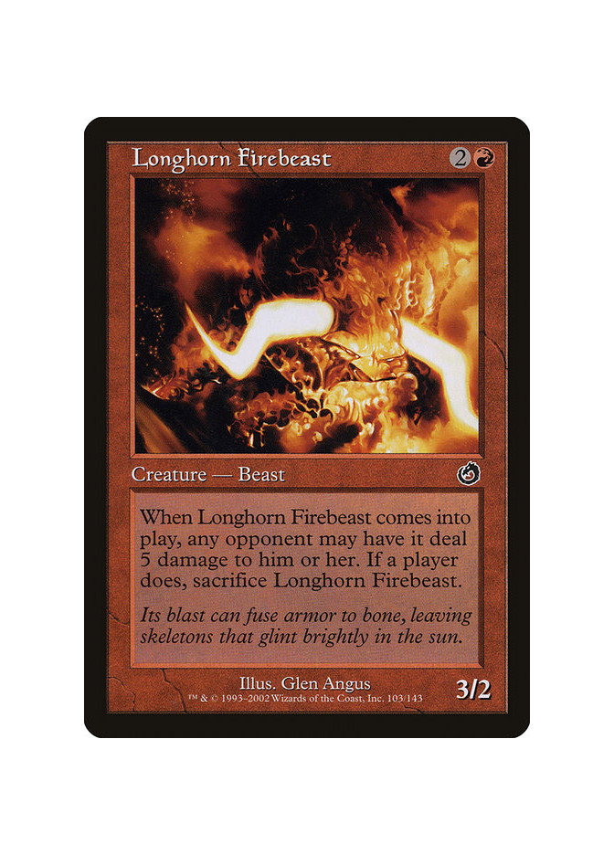 Longhorn Firebeast - Foil