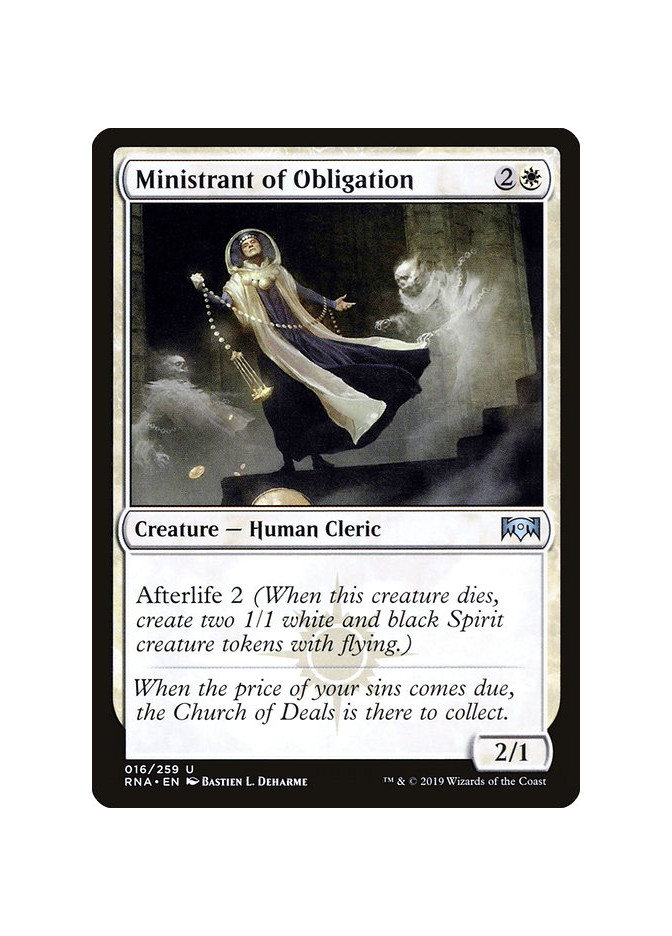 Ministrant of Obligation