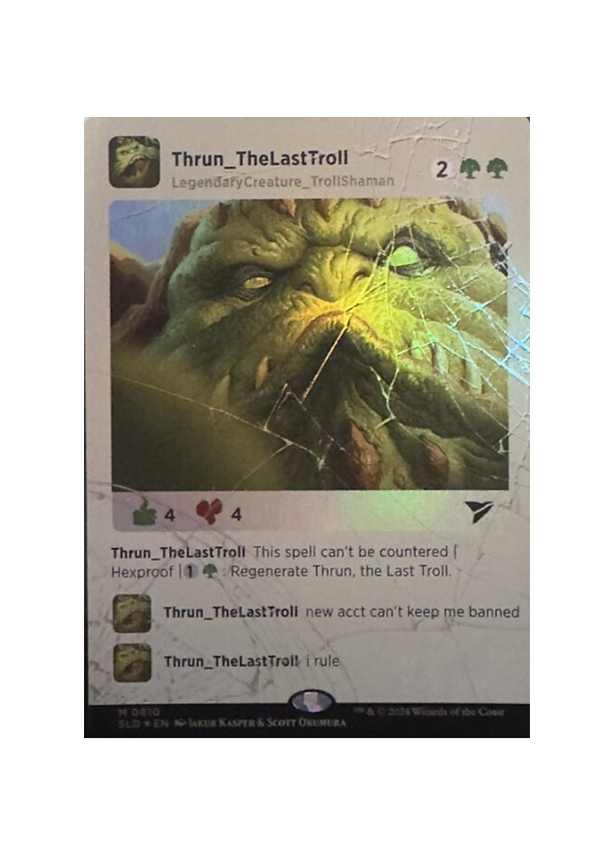 Thrun, the Last Troll - Foil