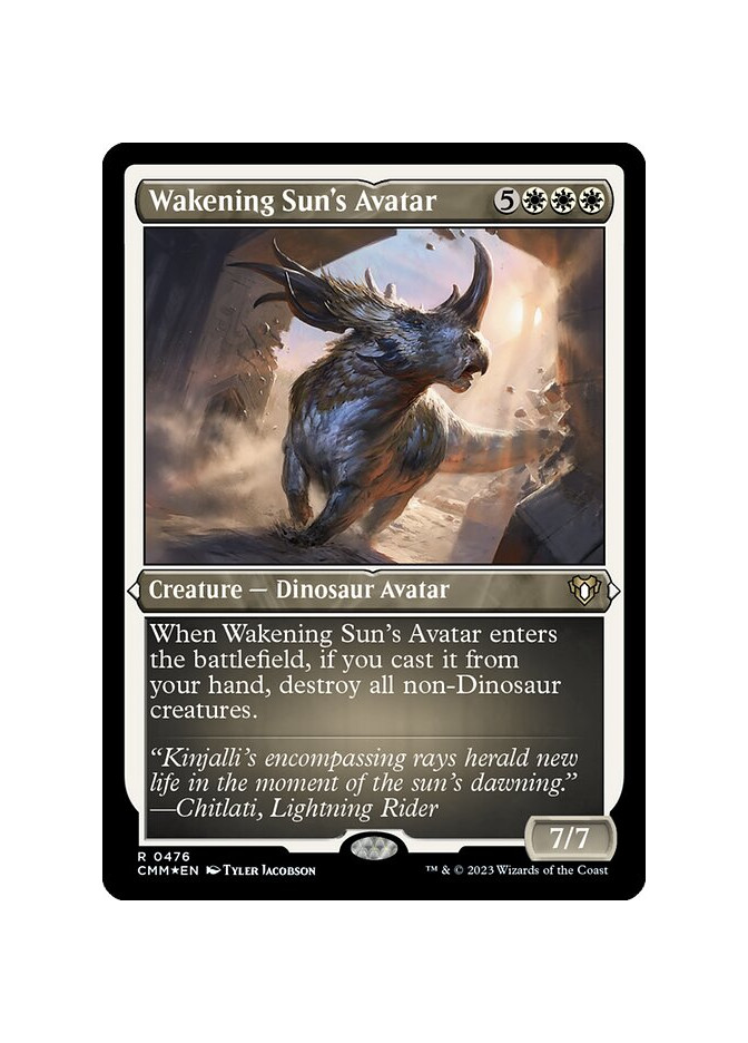 Wakening Sun's Avatar - Foil