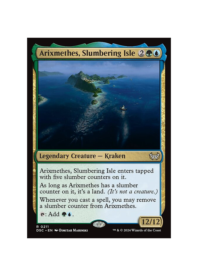 Arixmethes, Slumbering Isle