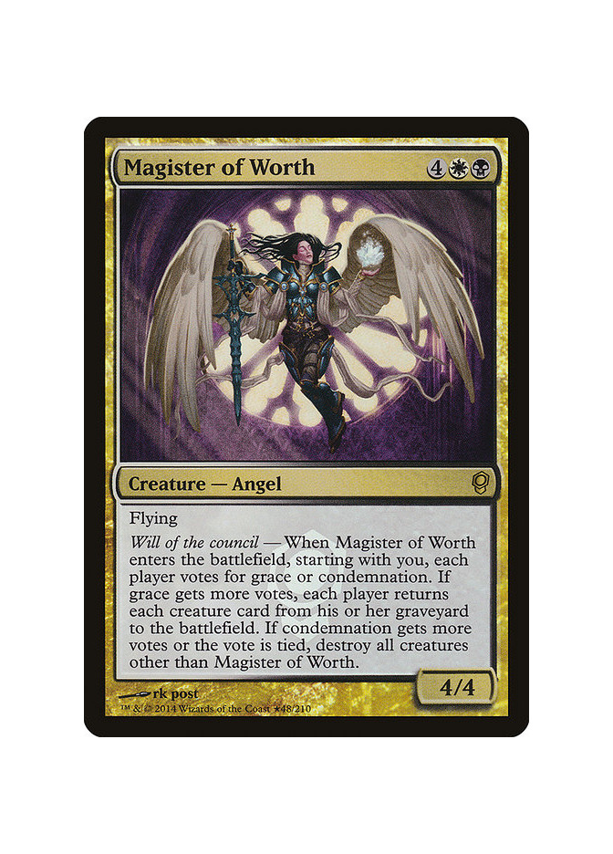 Magister of Worth - Foil