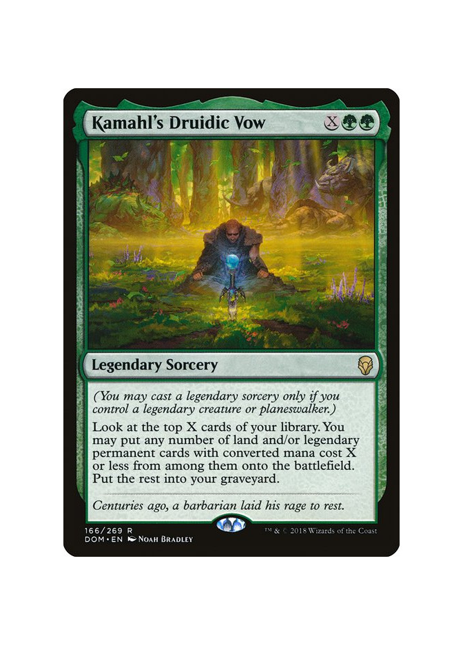 Kamahl's Druidic Vow