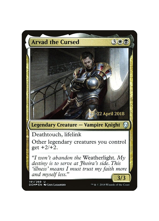 Arvad the Cursed - Foil