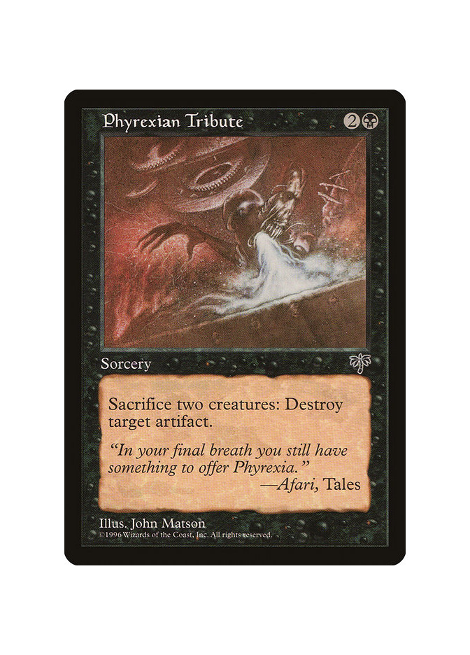 Phyrexian Tribute
