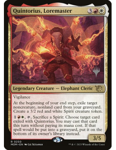 Quintorius, Loremaster