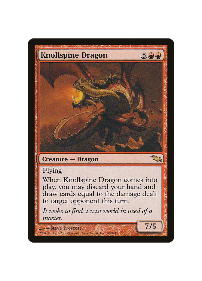 Knollspine Dragon - Foil
