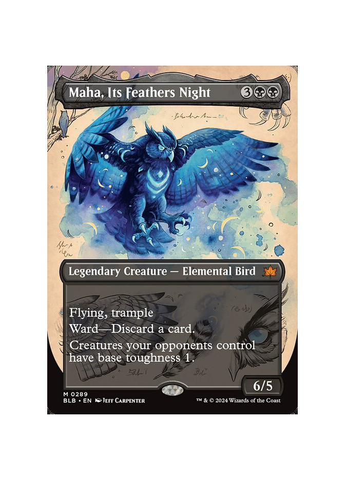 Maha, Its Feathers Night - Foil