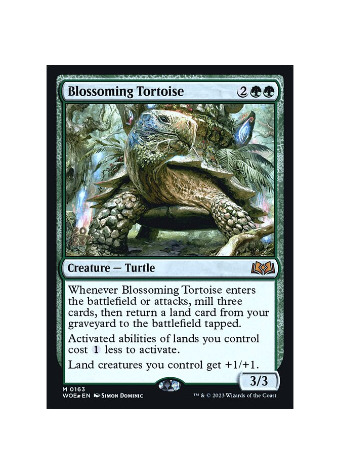 Blossoming Tortoise - Foil